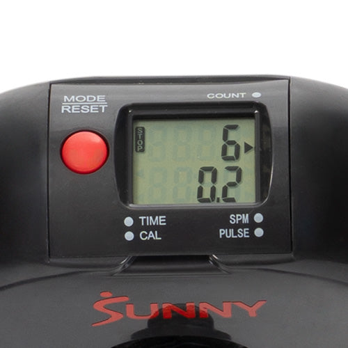 Free SunnyFit App Connection | Connect through Bluetooth to SunnyFit App to track time, count, calories, SPM, and compatible pulse data.
