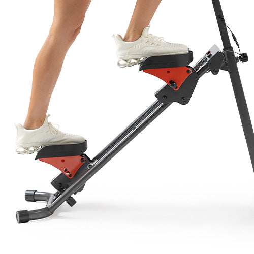 Extended Step Range | Control your workout intensity with an extended step height range that lets your legs decide how challenging each climb feels.