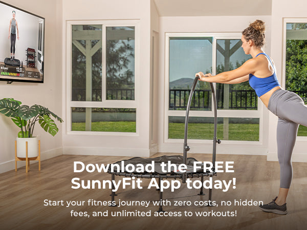 Join the FREE SunnyFit App | We make home workouts seamless, simple and fit for everyone!