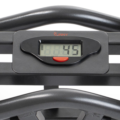 LCD Monitor | Track key workout data like time, count, calories, steps per minute, and pulse at a glance.
