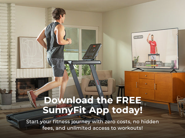 Join the FREE SunnyFit App | We make home workouts seamless, simple, and fit for everyone!