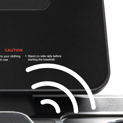 Built-In Speakers | Delivers clear, powerful sound for music, videos, or guided workouts without needing headphones.