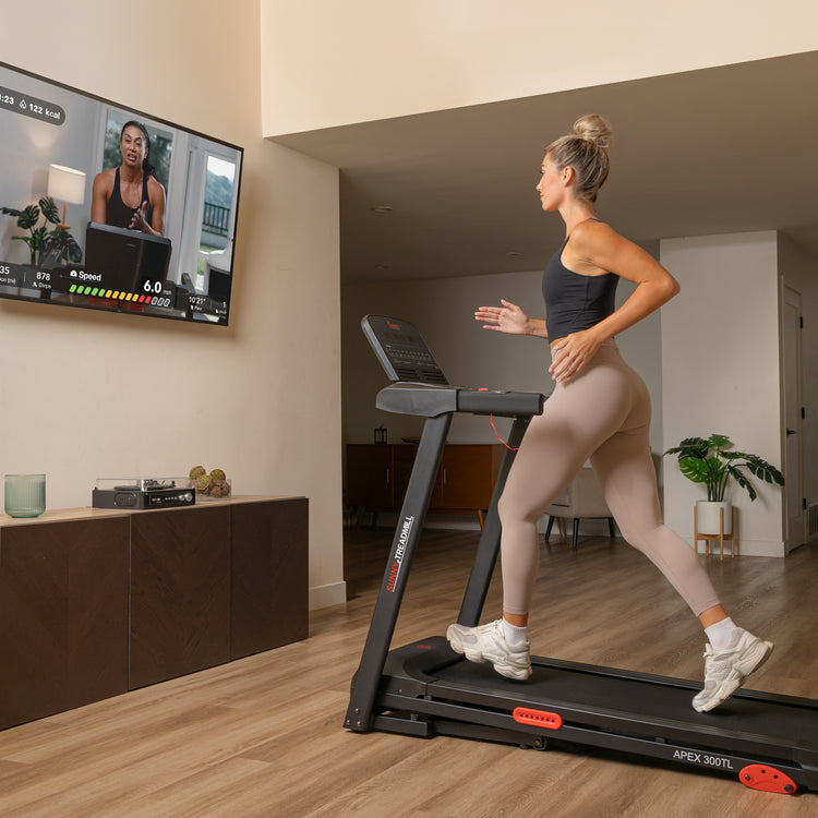 Next-Level Wi-Fi Connectivity | Sync with your smart TV and the SunnyFit App for real-time tracking, guided workouts, and access to 10,000+ global routes.