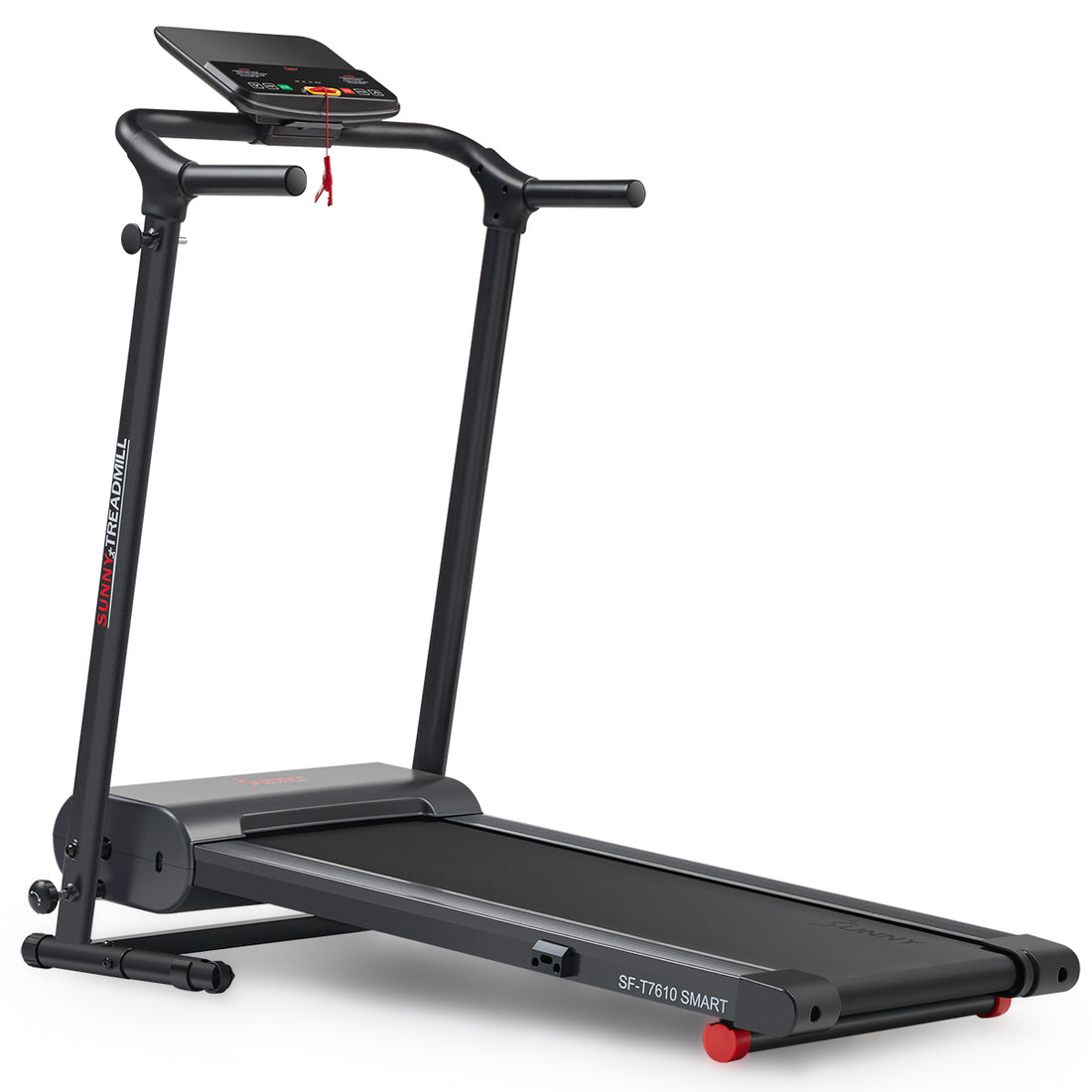 Compact Motorized Smart Treadmill with Easy Assembly & Folding | Sunny ...