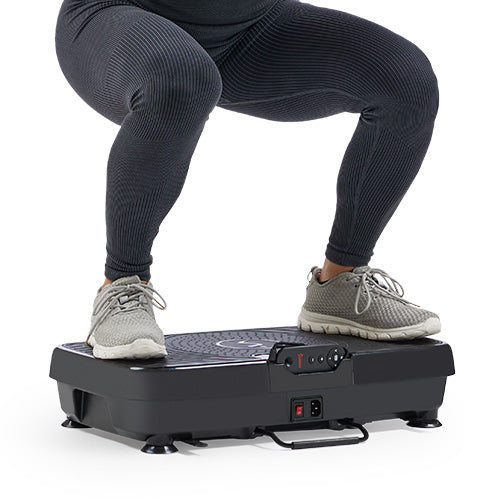 Oscillating Vibration | Controlled seesaw-like motion encourages continuous body response and stabilization for low-impact vibration training.
