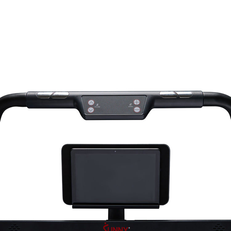 Capacitive Touchscreen LED Display | Track speed, time, distance, calories, incline, and pulse, and easily navigate 18 built-in programs with the responsive capacitive touchscreen.