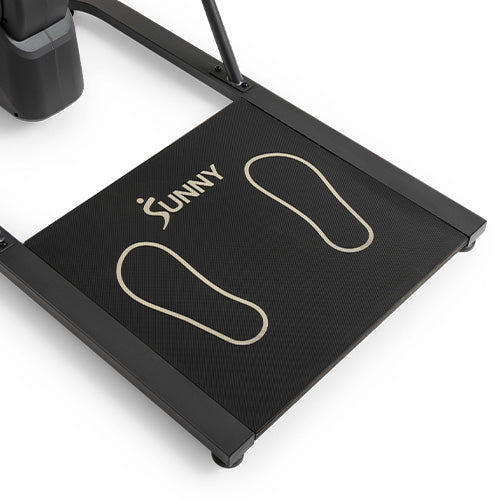 Freestanding Platform | No wall mounting or drilling required. The self-supporting design makes it easier to set up ski-style cardio at home.