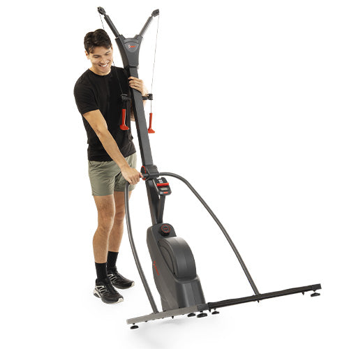 Home-Ready Convenience | Transport wheels and integrated handle hooks help make repositioning, storage, and daily use easier.
