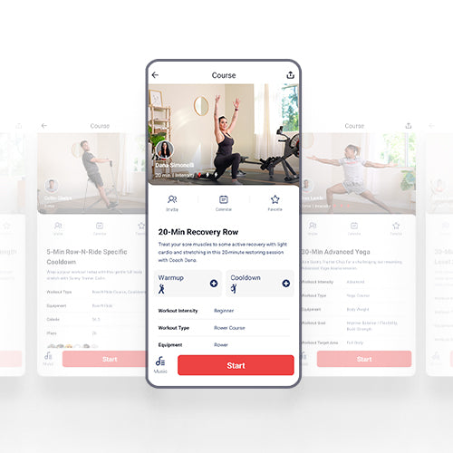 SMART FITNESS | Row along with Sunny Health & Fitness expert trainers on the Sunny Health & Fitness SunnyFit® APP. Connect your preferred mobile device through Bluetooth and view your performance metrics in real time.