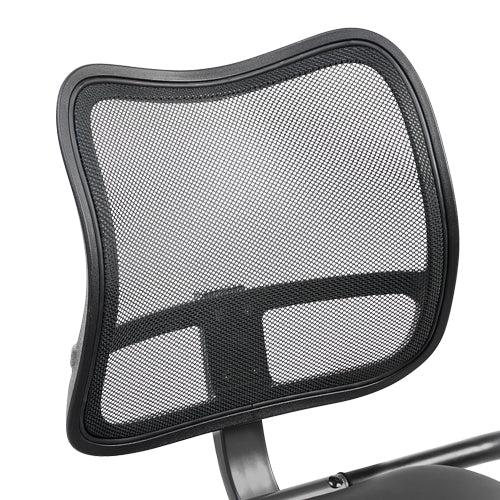 VISCOELASTIC SEAT | Specialized supportive foam material and breathable backrest enhances the comfort and riding experience of this stationary recumbent bike.