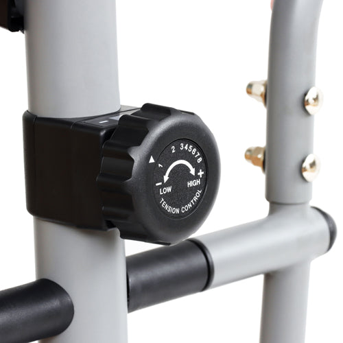 MAGNETIC RESISTANCE | Chose between 8 levels of magnetic resistance using the tension knob to provide multi-variable levels of resistance to your workout or fitness lessons.