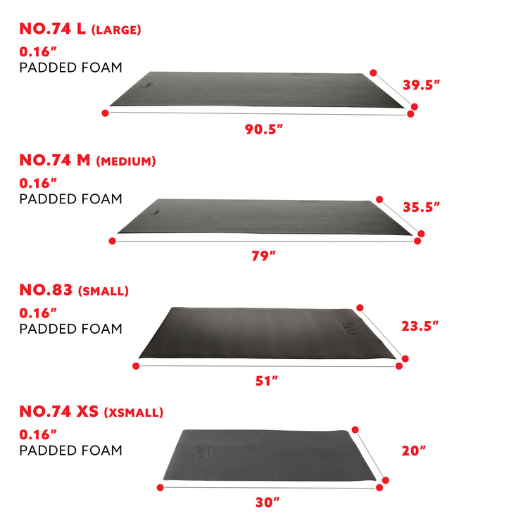 Heavy Duty Folding Mat 2 inch Thick Foam Panel Gym Workout, Black, Sunny Health Fitness, Size: 6' x 2' x 2 / 72 x 24 x 2