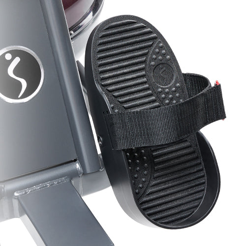 ADJUSTABLE FOOT STRAPS | Non-slip foot pedals with durable nylon Hook & Loop Fasteners keep feet secure. Footpads pivot to allow more freedom of the foot and ankle to ensure optimal rowing mechanics.