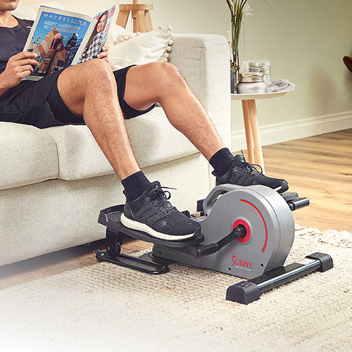 VERSATILE DESIGN | Achieve a cardiovascular workout standing up or sitting down. We designed this machine to help you develop muscles in your lower body and improve blood circulation through consistent exercise.