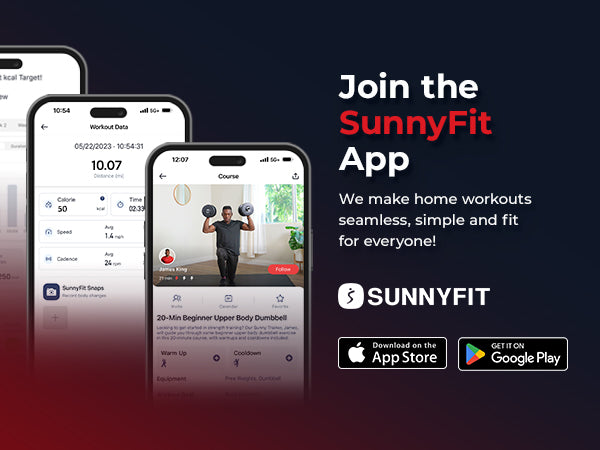 Join the SunnyFit App | We make home workouts seamless, simple and fit for everyone!
