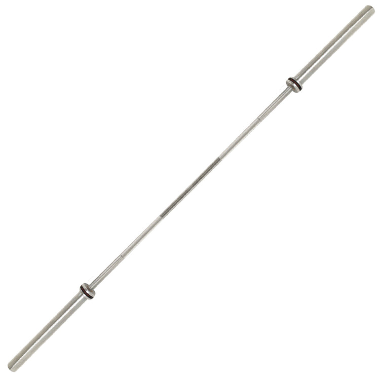 86" (7 ft) Olympic Barbell Bar - 28mm | Sunny Health & Fitness