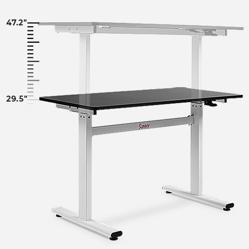Telescopic Range 29.5" to 47.2" | The smooth pneumatic air lifting lever allows you to effortlessly adjust the height between 29.5" to 47.2" with a simple squeeze. Find your optimal ergonomic position in seconds.