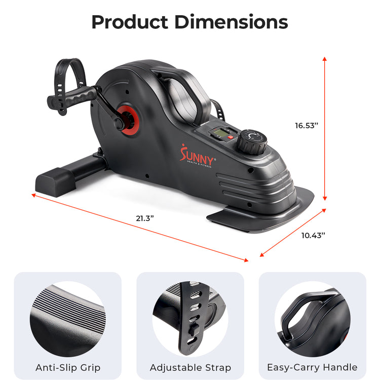 Smart Dual-Motion Mini Bike with 8-Level Magnetic Resistance