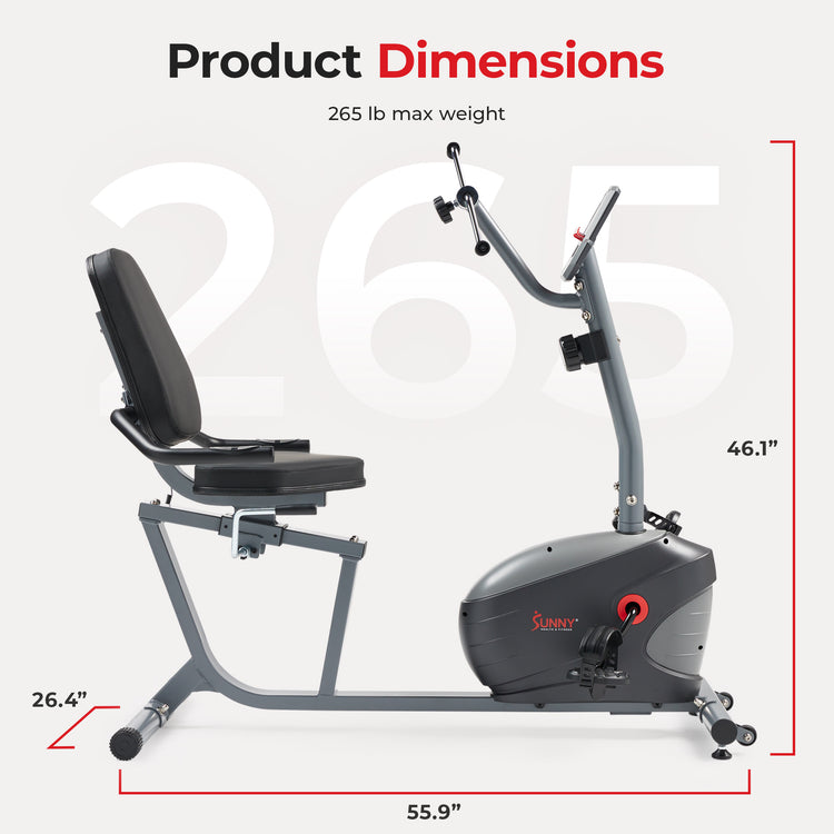 stationary bicycle with moving arms Recumbent Bike Arm Exerciser Full-Body Workout but also exercise your arms at the same time Stationary Bike That Moves SFE