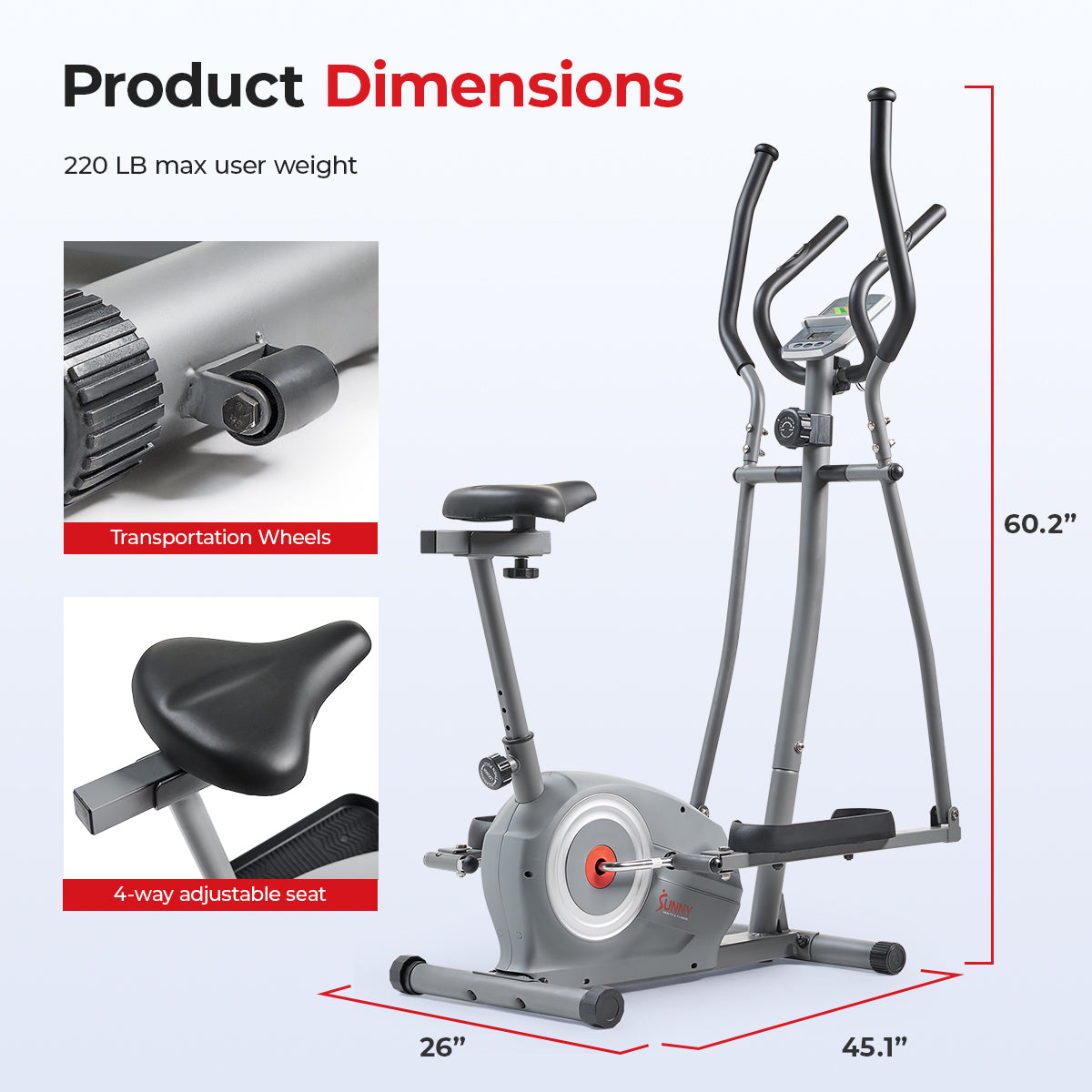 Cross trainer machine for home fashion