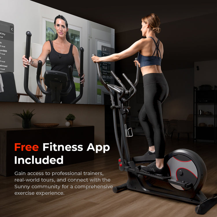 Pro Smart Elliptical Trainer With 15 Levels of Magnetic Resistance