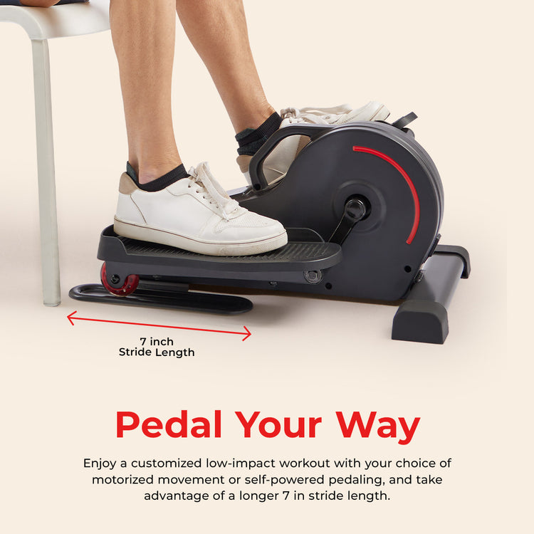 Smart Motorized Under Desk Mini Elliptical