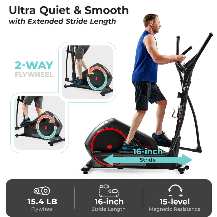 Smart Heavy-Duty Elliptical Training Machine