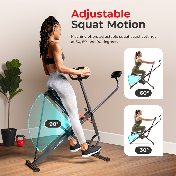 Smart Upright Row-N-Ride® Exerciser | Sunny Health and Fitness