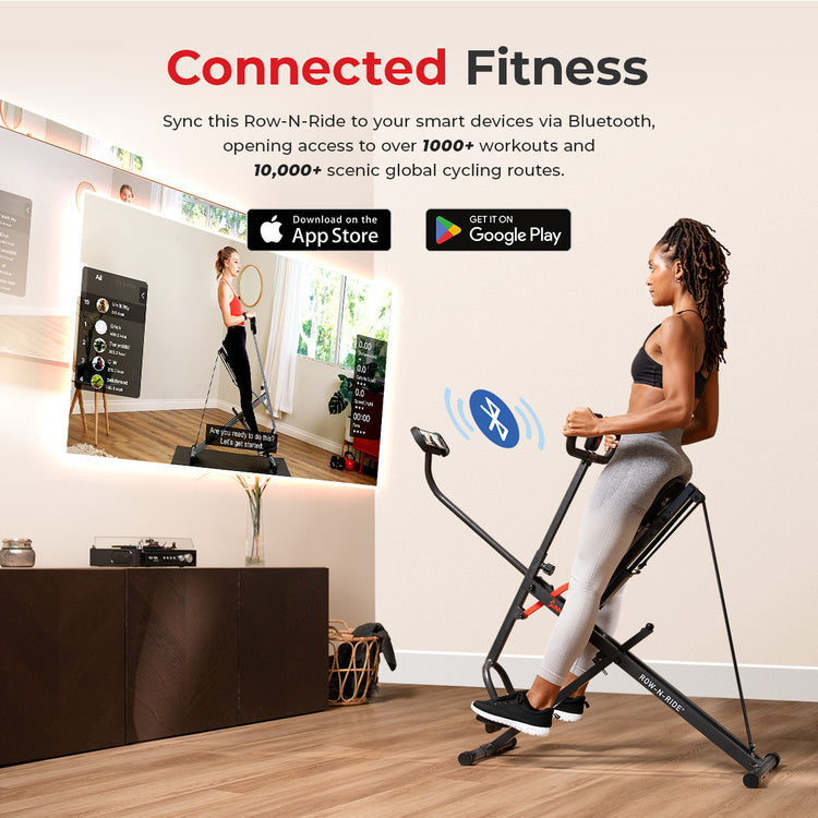 Smart Upright Row-N-Ride® Squat Assist Trainer Machine for Abs and