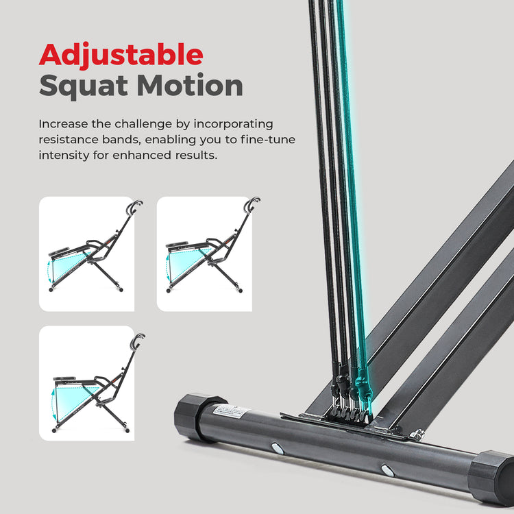 Upright Row-N-Ride® Plus Squat Assist Trainer  Machine for Abs and Glute Workout