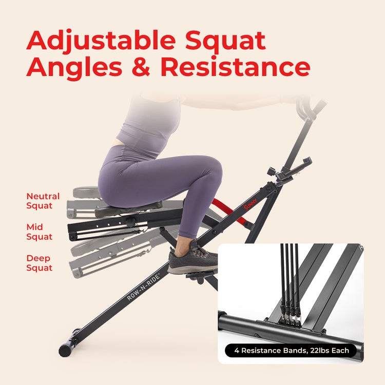Upright Row-N-Ride® Plus Smart Squat Assist Machine