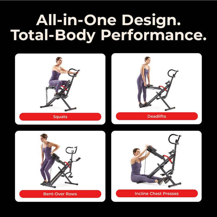 Upright Row-N-Ride® Plus Smart Squat Assist Machine