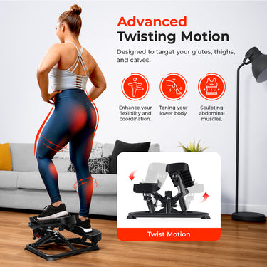 Smart Twist Exercise Stepper Machine | Sunny Health & Fitness | Sunny ...