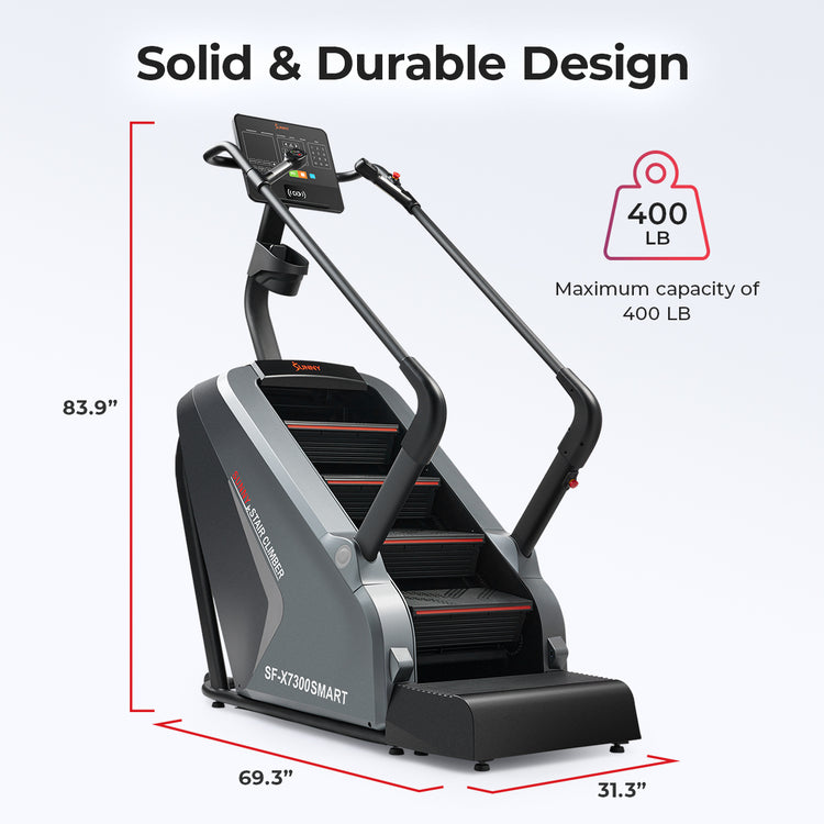 Premium Smart Stepper Stair Climber Sunny Health Fitness