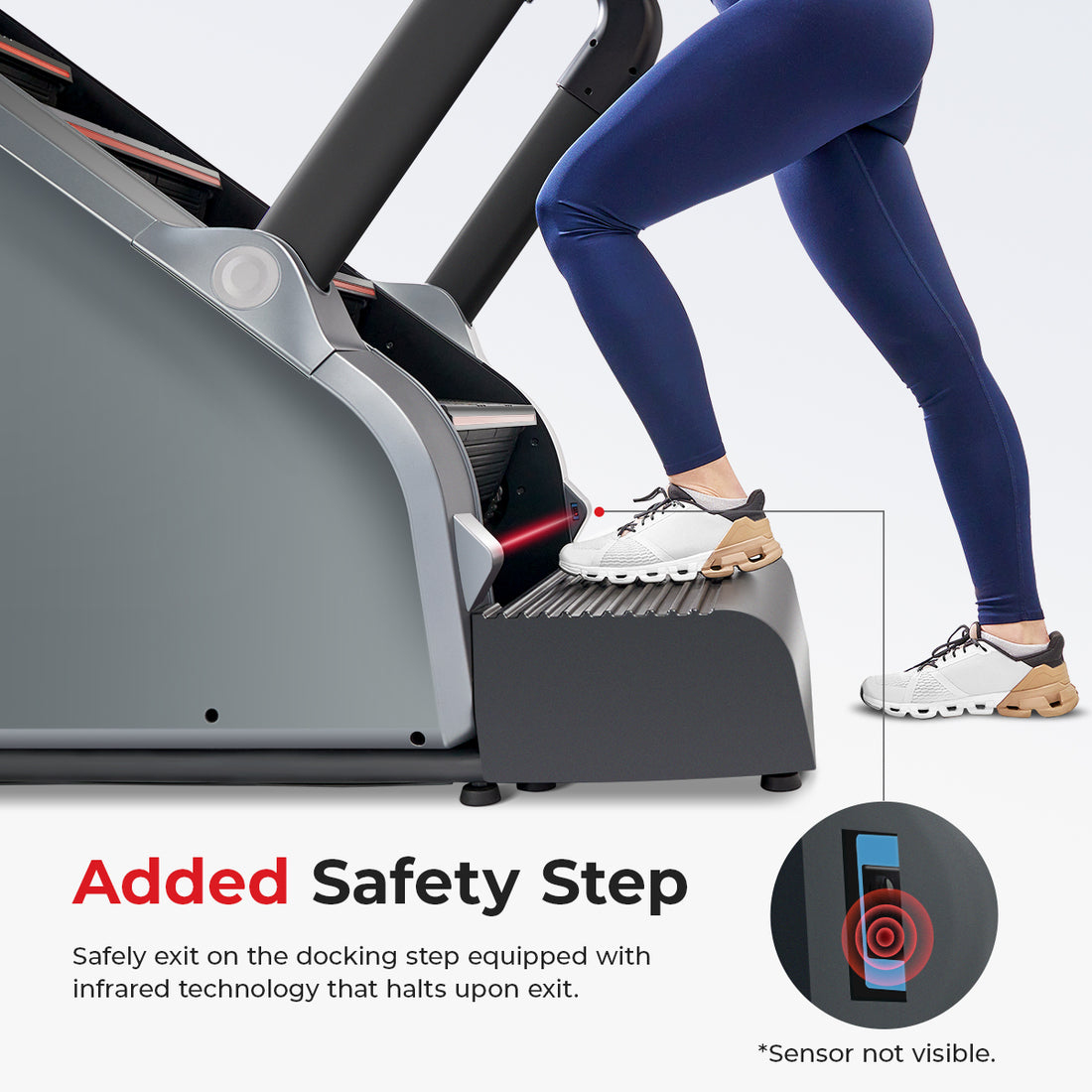 Commercial Level Motorized Stair Step Machine | Sunny Health & Fitness ...