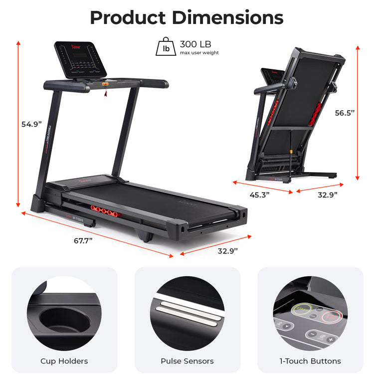 Advanced Heavy Duty Auto Incline Smart Treadmill with 20" Running Deck