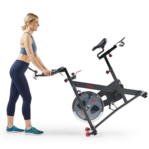 Effortless Setup and Mobility | Enjoy a hassle-free assembly process, allowing you to start your workouts quickly. The built-in transportation wheels add mobility, making it easy to move and store the bike as needed.