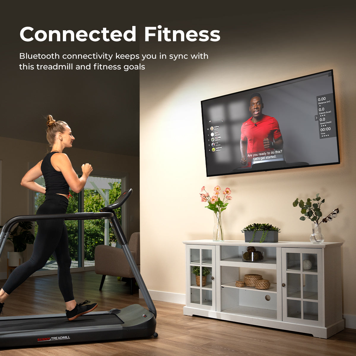 Treadmill with bluetooth discount connectivity