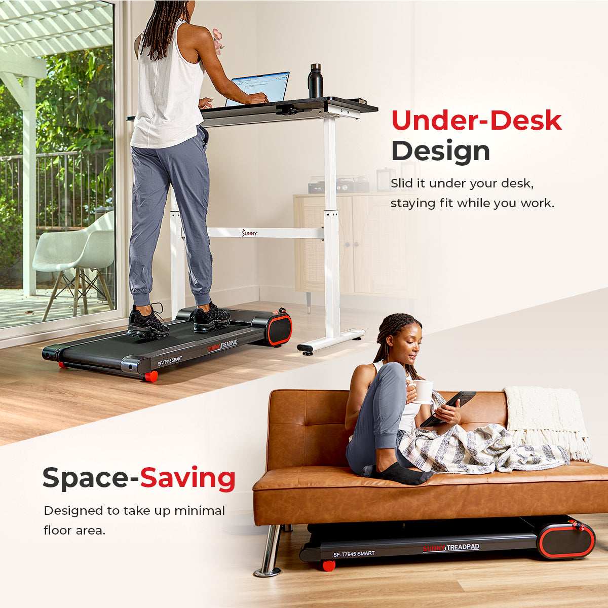 Smart Slim Under Desk Walking Treadpad®