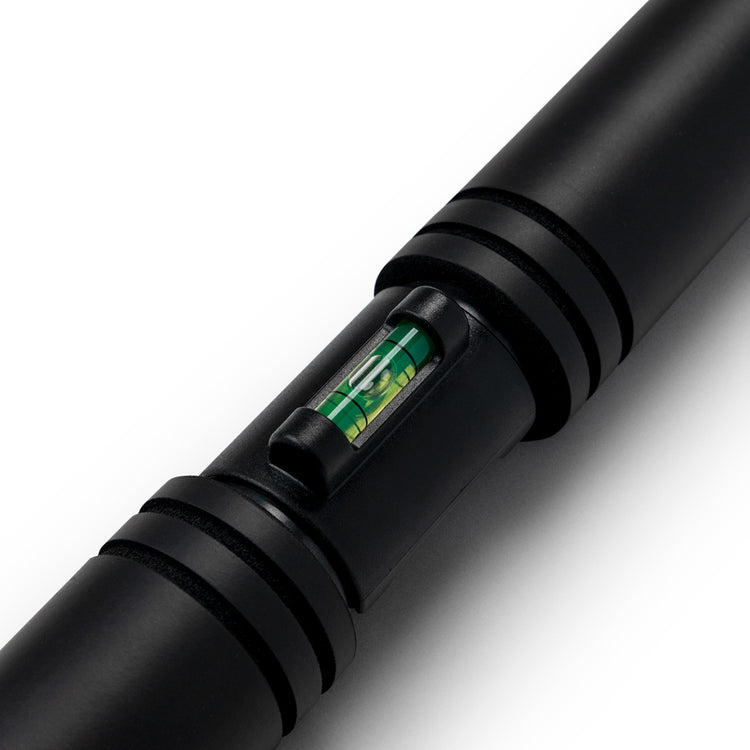 Perfect Alignment | Side markers make it easy to extend and center the bar evenly for a straight, repeatable, and stable setup every time.