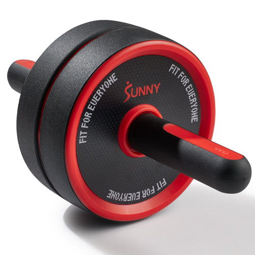 Durable Construction | Crafted from durable stainless steel and premium non-slip rubber, this ab roller is designed to withstand rigorous workout sessions.