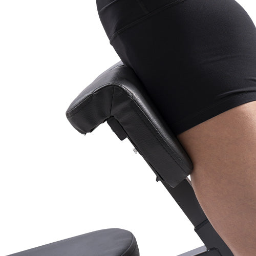PRESSURE-RELIEVING COMFORT | High-density foam cushions protect your hips and thighs, preventing bruising and keeping you comfortable during longer workout sessions
