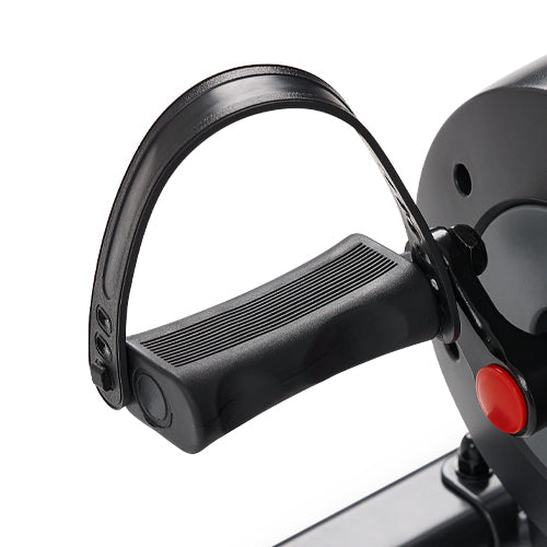 Anti-Slip Foot Straps & Pedals | Textured pedals and adjustable straps help keep your feet securely in place—comfortable, stable, and safe for every session.