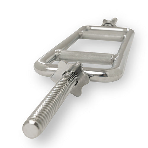 60K-PSI STEEL STRENGTH | High-tensile steel construction delivers rigid, no-flex performance—built to support heavy tricep extensions, presses, and curls with confidence.