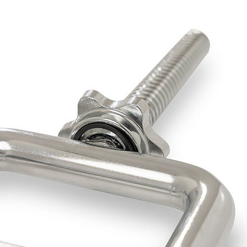 PVC-PROTECTED COLLARS | PVC sleeves on the star-locks help cut rattling and prevent scuffs on plates and bar ends.