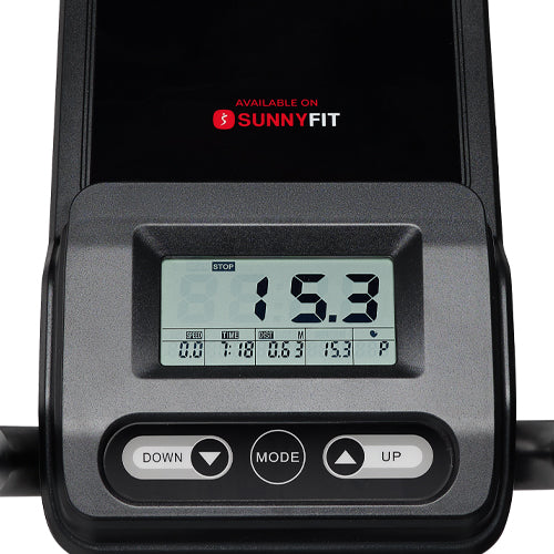 Personalizable Monitor | Set goals for time, distance, calories, and heart rate with the advanced monitor, tracking progress in real-time. Includes a pulse sensor for accurate metrics.