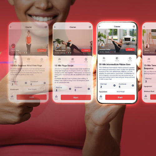 Yoga Classes on SunnyFit App | Access expert-led yoga sessions for all levels, track progress, and explore additional workouts to enhance your fitness journey.