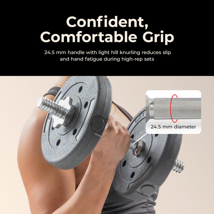 Threaded Dumbbell Handles - 14 & 24"