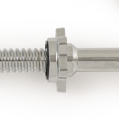 Chrome Corrosion Guard | Rust-resistant chrome coating shrugs off sweat and humidity—wipes clean to keep the bar looking new.