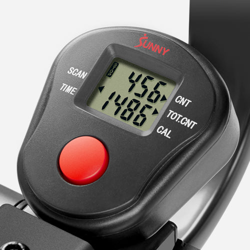 LCD Digital Monitor | Keep track of your fitness metrics with a user-friendly monitor that displays scan, time, count, calories burned, and total count during your workout.
